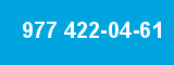 977 422-04-61 977 422-04-61